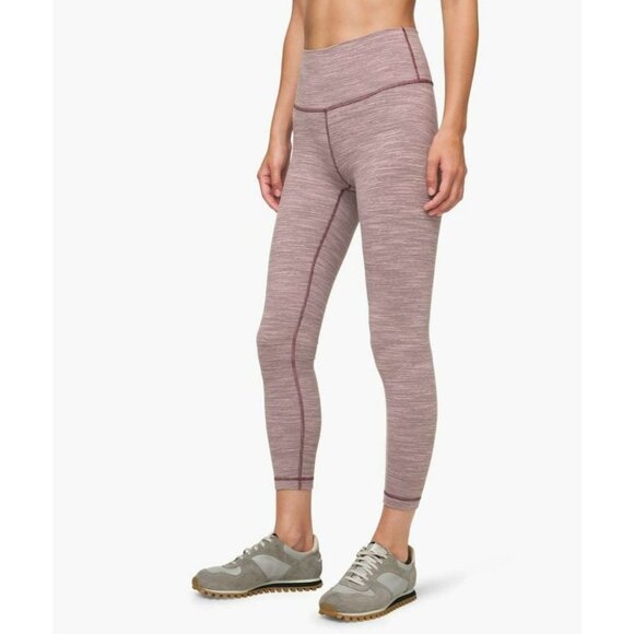Lululemon Wee Are From Space Frosted Mulberry Wunder Under High-Rise Tight 25" 2 - Picture 1 of 14